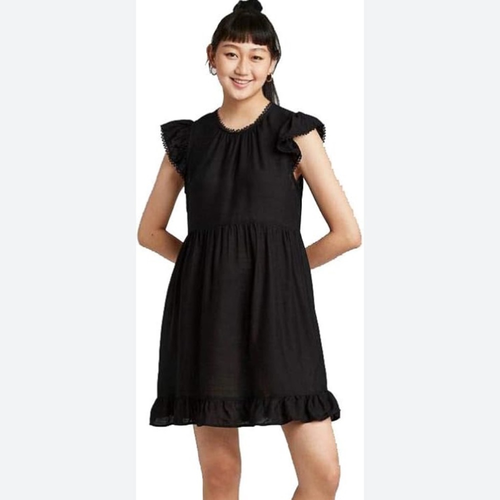 Target Wild Fable Ruffle Hem Trapeze Dress